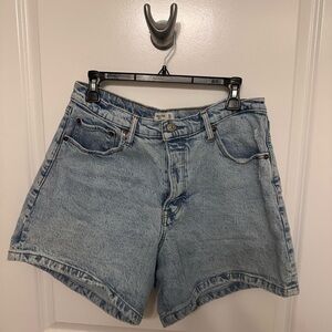 Abercrombie & Fitch Faded Blue Denim Shorts